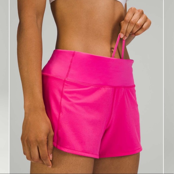 NWT Lululemon Speed Up MR Short 4” Sonic Pink - Picture 2 of 5